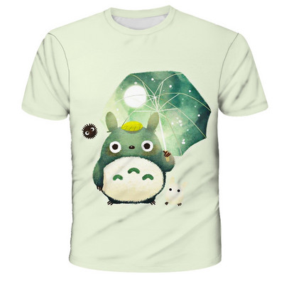 Καλοκαιρινό κλασικό totoro μπλουζάκι Anime με Print Men Fashion Casual Kawaii Cartoon γραφικά μπλουζάκια Ενδιαφέρον μπλουζάκι harajuku