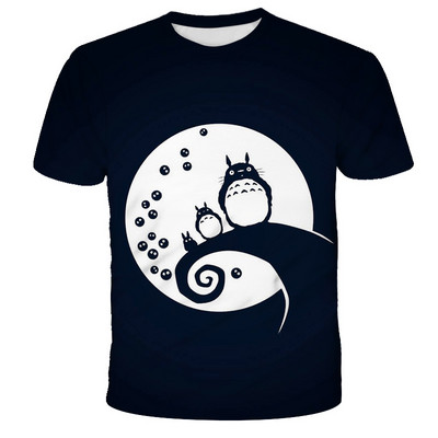 Καλοκαιρινό κλασικό totoro μπλουζάκι Anime με Print Men Fashion Casual Kawaii Cartoon γραφικά μπλουζάκια Ενδιαφέρον μπλουζάκι harajuku