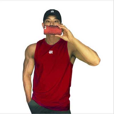 Ανδρικό φανελάκι γυμναστικής 2022 Ανδρικό αμάνικο πουκάμισο γυμναστικής Ανδρικό δικτυωτό αθλητικό γιλέκο γυμναστικής που αναπνέει ανδρικό γιλέκο για τρέξιμο