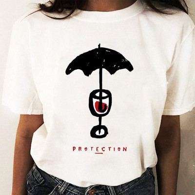 Coffee Wine Love Trend Graphic T top Print T-krekli Modes sieviešu karikatūras krekls Stilīgs īsām piedurknēm parasts sieviešu T-krekls