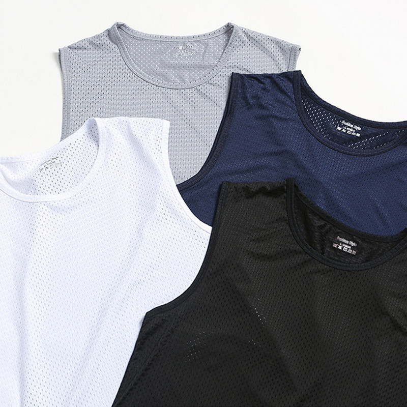 Vīriešu Ice Silk Tops Apakšveļa Vīriešu Apakškrekls Caurspīdīgi Krekli Vīriešu Bodysaper Wrestling Fitnesa Tīkls Elpojošs Singlets