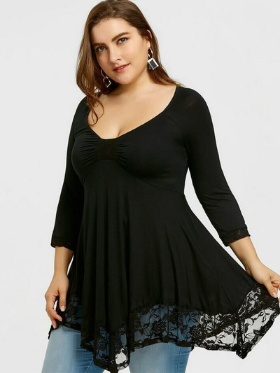 2022 Liela izmēra sieviešu apģērbs vienkrāsains modes mežģīņu kleita ikdienas mini street vasaras sieviešu kleitām