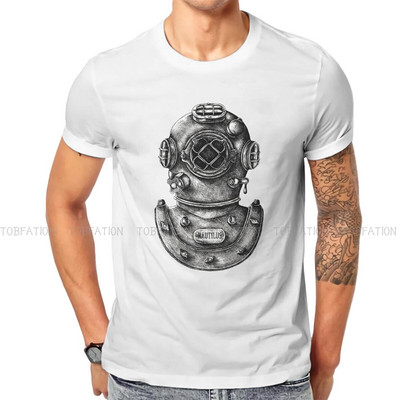 Dive Scuba Diving TSshirt ανδρικό κράνος μαλακό καλοκαιρινό μπλουζάκι T-shirt υψηλής ποιότητας, νέο σχέδιο αφράτο