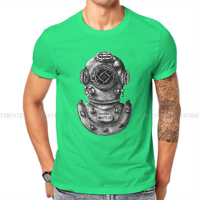 Dive Scuba Diving TSshirt ανδρικό κράνος μαλακό καλοκαιρινό μπλουζάκι T-shirt υψηλής ποιότητας, νέο σχέδιο αφράτο