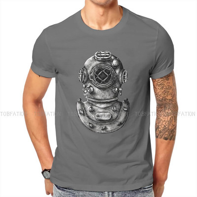 Dive Scuba Diving TSshirt ανδρικό κράνος μαλακό καλοκαιρινό μπλουζάκι T-shirt υψηλής ποιότητας, νέο σχέδιο αφράτο