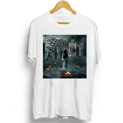 Vintage Deathcore Rock Band Signs of the Swarm T krekls ar apdruku ar apaļu apkakli Vīriešu, sieviešu Augstas kvalitātes 100% kokvilnas Tkrekli Ielu apģērbi