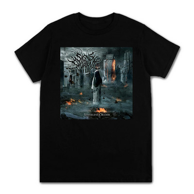 Vintage Deathcore Rock Band Signs of the Swarm T krekls ar apdruku ar apaļu apkakli Vīriešu, sieviešu Augstas kvalitātes 100% kokvilnas Tkrekli Ielu apģērbi