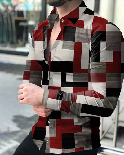 2022-es divat férfi szalagavató gyémánt csillagos égbolt tervező luxus kardigán társasági férfi hajtóka gombos ing alkalmi tavaszi ősz