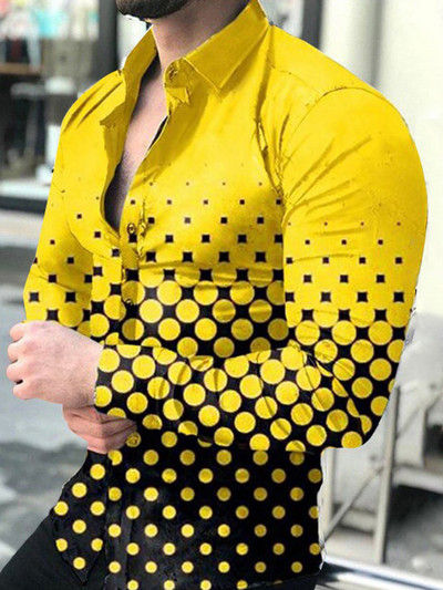 2022-es divat férfi szalagavató gyémánt csillagos égbolt tervező luxus kardigán társasági férfi hajtóka gombos ing alkalmi tavaszi ősz