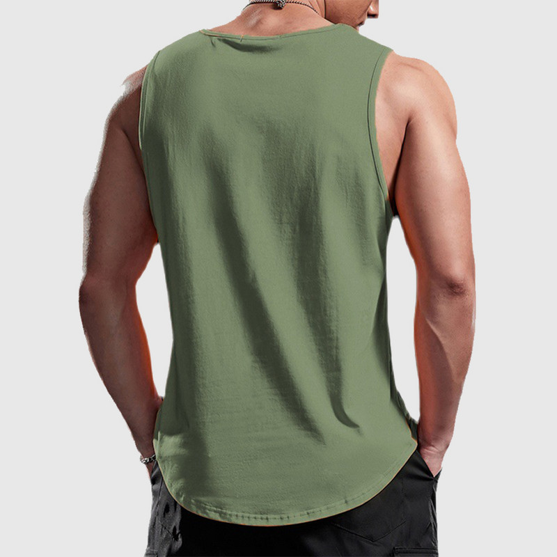 Vīriešu vasaras modes elpojošs, ātri žūstošs sporta zāle fitnesa veste ikdienas muskuļu T-krekls bez piedurknēm zīmola apģērbs