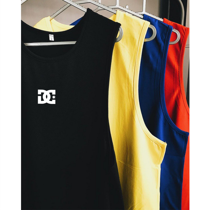 Vīriešu vasaras modes elpojošs, ātri žūstošs sporta zāle fitnesa veste ikdienas muskuļu T-krekls bez piedurknēm zīmola apģērbs