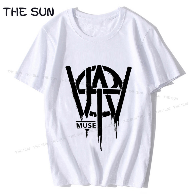 Mūzas tautas griba Muse tautas griba Muse tautas griba, T-krekls Harajuku Harajuku liela izmēra T krekls