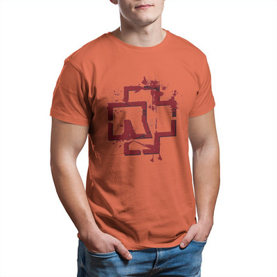 Ramstein Music Band T-krekli Vīriešu Heavy Meta Funny 100% kokvilnas T-krekli ar īsām piedurknēm T krekli dzimšanas dienas dāvanu topi