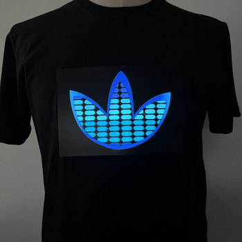 Χριστουγεννιάτικο πάρτι Dj Equalizer Display Luminous Music Light Up Glowing Led T-shirt