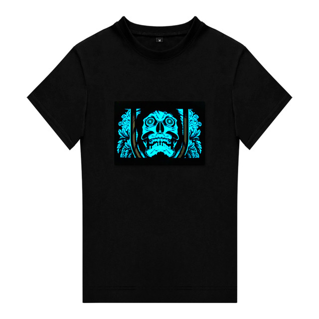 Svjetleća svjetleća svjetleća Led majica s DJ-em za božićnu zabavu