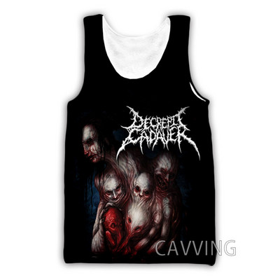 Jauna modes sieviešu/vīriešu 3D druka Decrepit Cadaver Rock Tank Topi Harajuku Veste Vasaras apakškrekls Krekli Ielu apģērbi