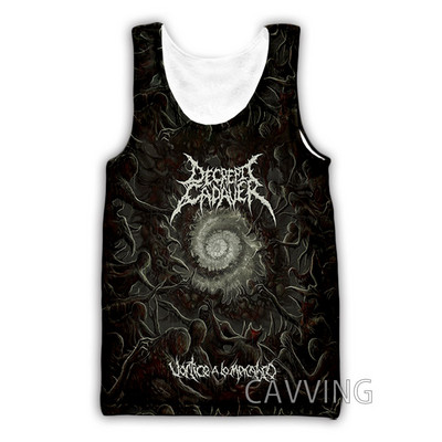 Jauna modes sieviešu/vīriešu 3D druka Decrepit Cadaver Rock Tank Topi Harajuku Veste Vasaras apakškrekls Krekli Ielu apģērbi