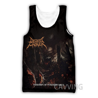 Jauna modes sieviešu/vīriešu 3D druka Decrepit Cadaver Rock Tank Topi Harajuku Veste Vasaras apakškrekls Krekli Ielu apģērbi