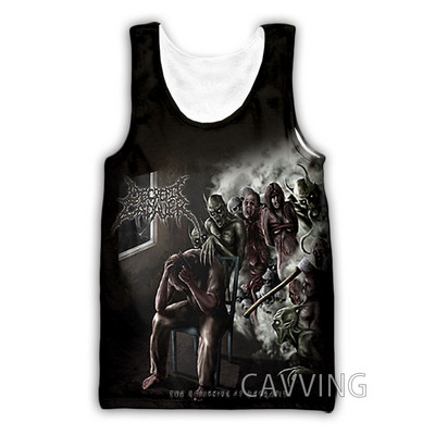 Jauna modes sieviešu/vīriešu 3D druka Decrepit Cadaver Rock Tank Topi Harajuku Veste Vasaras apakškrekls Krekli Ielu apģērbi