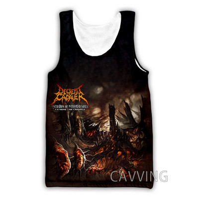 Jauna modes sieviešu/vīriešu 3D druka Decrepit Cadaver Rock Tank Topi Harajuku Veste Vasaras apakškrekls Krekli Ielu apģērbi