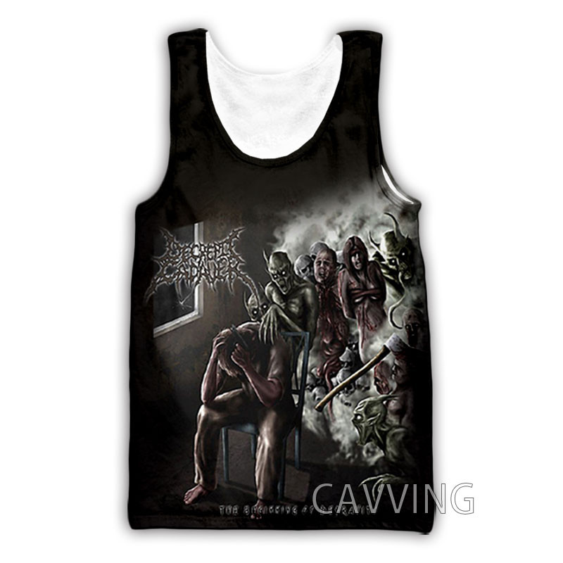 Jauna modes sieviešu/vīriešu 3D druka Decrepit Cadaver Rock Tank Topi Harajuku Veste Vasaras apakškrekls Krekli Ielu apģērbi