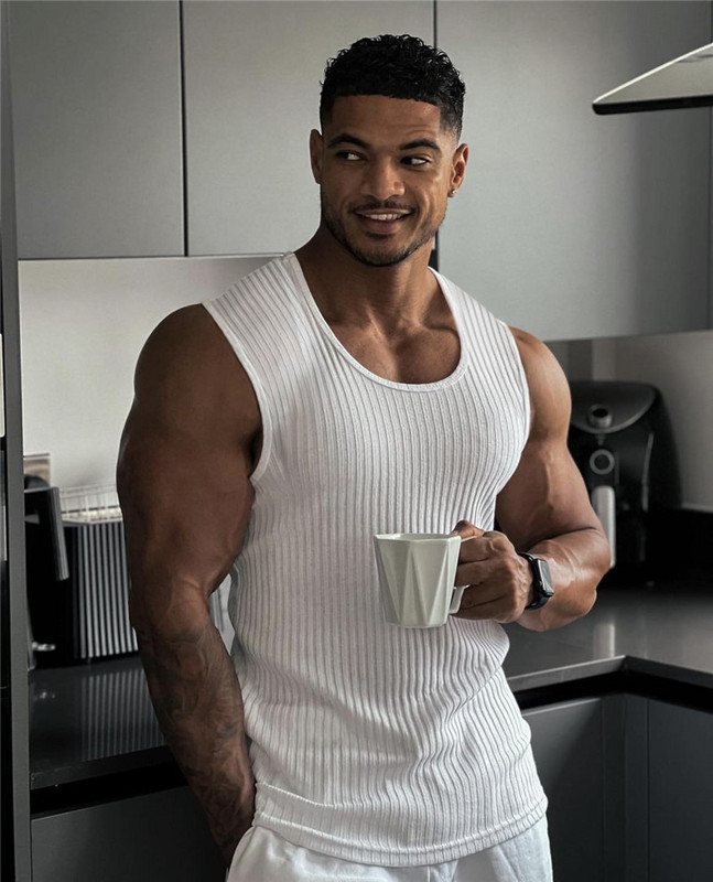 Καλοκαίρι 2023 Νέο ανδρικό γιλέκο Bodybuilding Tank Tops ανδρικό γυμναστήριο Γυμναστήριο Πλεκτό Αμάνικο πουκάμισο ανδρικό μονό γιλέκο