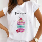 Gyönyörű lányok tortatáska léggömbnyomott női póló nyári modális pólók felsők divatos női ingek rövid ujjú női pólók
