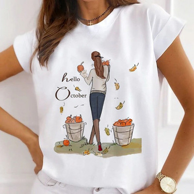 Gyönyörű lányok tortatáska léggömbnyomott női póló nyári modális pólók felsők divatos női ingek rövid ujjú női pólók