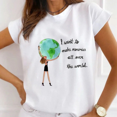 Gyönyörű lányok tortatáska léggömbnyomott női póló nyári modális pólók felsők divatos női ingek rövid ujjú női pólók