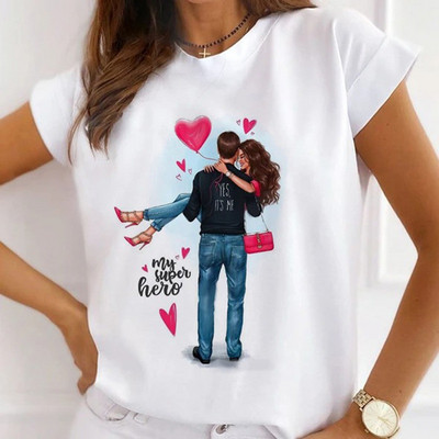 Gyönyörű lányok tortatáska léggömbnyomott női póló nyári modális pólók felsők divatos női ingek rövid ujjú női pólók