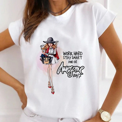 Gyönyörű lányok tortatáska léggömbnyomott női póló nyári modális pólók felsők divatos női ingek rövid ujjú női pólók