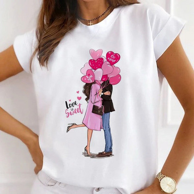 Gyönyörű lányok tortatáska léggömbnyomott női póló nyári modális pólók felsők divatos női ingek rövid ujjú női pólók