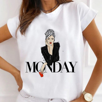 Modal Graphic T krekls Sieviešu vasaras ikdienas T-krekli Sieviešu meiteņu Eifeļa torņa Streetwear T-krekls ar īsām piedurknēm