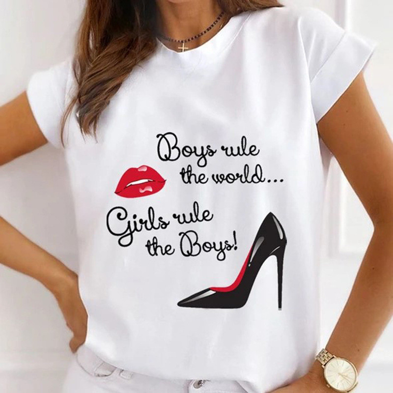 Modal Graphic T krekls Sieviešu vasaras ikdienas T-krekli Sieviešu meiteņu Eifeļa torņa Streetwear T-krekls ar īsām piedurknēm