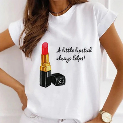 Γυναικεία μπλουζάκια καλοκαιρινά μπλουζάκια με άρωμα Paris Tower Γυναικεία casual μπλουζάκια Φαρδιά κοντομάνικα λευκά βασικά μπλουζάκια