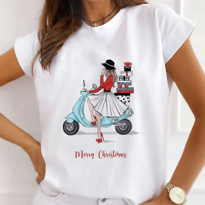 Κορίτσια μπλουζάκια με λουλούδια με μπαλόνι αυτοκινήτου Γυναικεία καλοκαιρινά γραφικά μπλουζάκια Αστεία πουκάμισα για γυναίκες Μπλουζάκια Loose Crew Neck Harajuku Tops