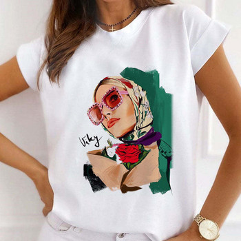 Μόδα κοντά μανίκια Love Sweet 90s Trend Casual T-shirts Γυναικεία Ρούχα Γυναικεία καλοκαιρινά T Γυναικεία ένδυση γραφικό μπλουζάκι