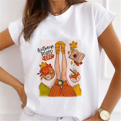 Γυναικείες εκτυπώσεις λουλουδιών 90s Γυναικεία γραφικά μπλουζάκια με σέξι μπλουζάκι με κραγιόν