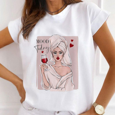 Modes vasaras topi Sieviešu Jauni Tkrekli Grafiski modāla sirds ar citronu apdrukāts T-krekls Meiteņu T-krekli