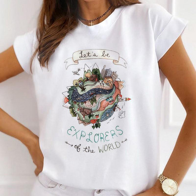 Modes vasaras topi Sieviešu Jauni Tkrekli Grafiski modāla sirds ar citronu apdrukāts T-krekls Meiteņu T-krekli