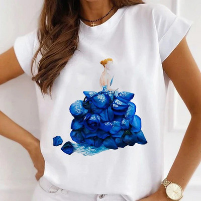 Modes vasaras topi Sieviešu Jauni Tkrekli Grafiski modāla sirds ar citronu apdrukāts T-krekls Meiteņu T-krekli