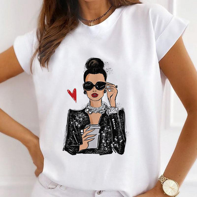 Jauki ķirbju gadījuma T-krekli ar īsām piedurknēm Sieviešu apģērbi Modes Tkrekli Vasaras Sieviešu Priecīgu Helovīnu Grafiskie T-krekli