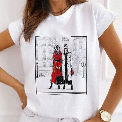 Jauki ķirbju gadījuma T-krekli ar īsām piedurknēm Sieviešu apģērbi Modes Tkrekli Vasaras Sieviešu Priecīgu Helovīnu Grafiskie T-krekli