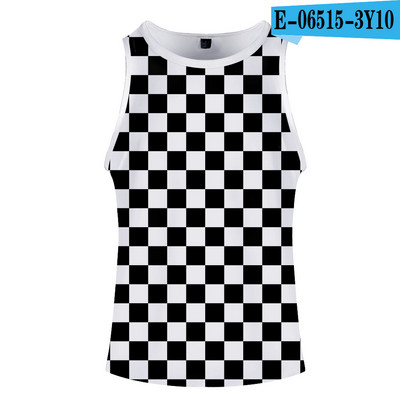 Fashion Print Deemon Slayer Kimetsu No Yaiba Kostüüm Cosplay Homme 3D Kulturismi Tankid Varrukateta Meeste Naiste Fitness 3D Vest