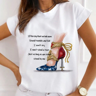 Γυναικεία μπλουζάκια με στάμπα σε στυλ κοριτσιού, vintage γραφικά, φαρδιά μπλουζάκια Harajuku, γυναικεία μπλουζάκια με κοντό μανίκι