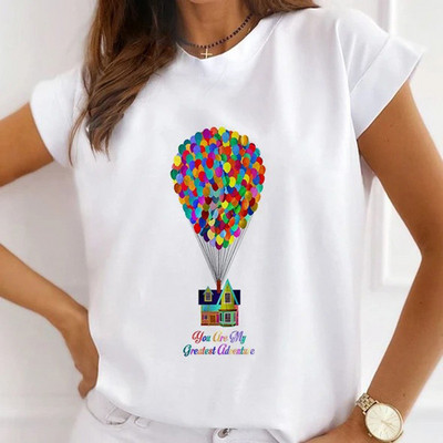 Γυναικεία μπλουζάκια με στάμπα σε στυλ κοριτσιού, vintage γραφικά, φαρδιά μπλουζάκια Harajuku, γυναικεία μπλουζάκια με κοντό μανίκι