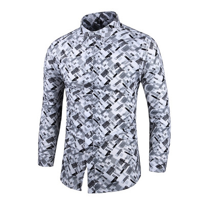 Chemise Slim Homme férfi ruhák Virágos ing Utcai ruházat 2022 Vintage kínai stílusú hosszú ujjú ruha ingek férfiaknak blúzok felsők