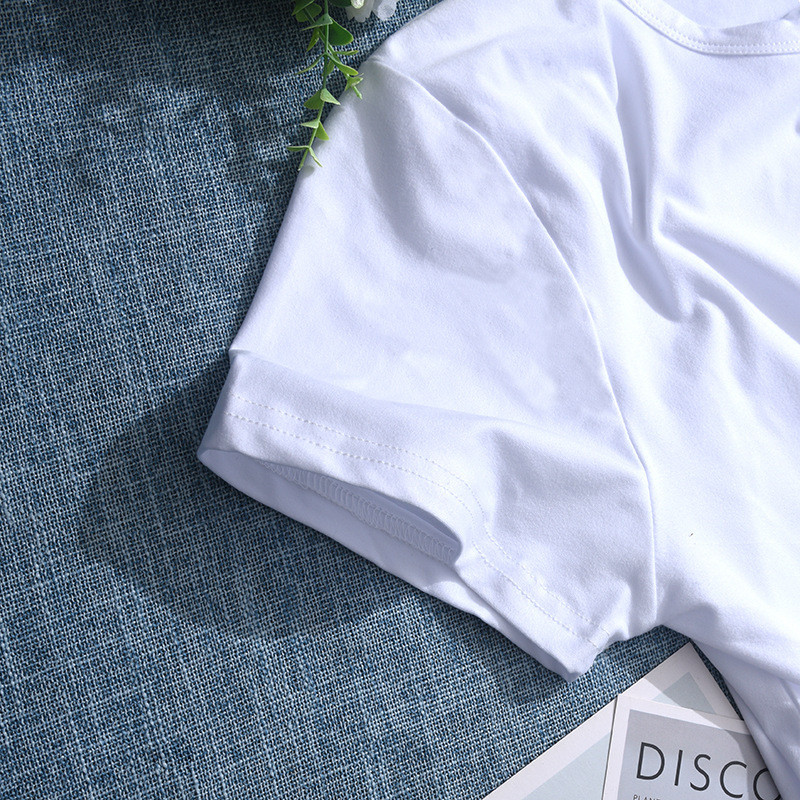 Divatos lány királynő színes betűkkel nyomtatott póló Divatos, kényelmes egyéniség, rövid ujjú felső pólók Női pólók