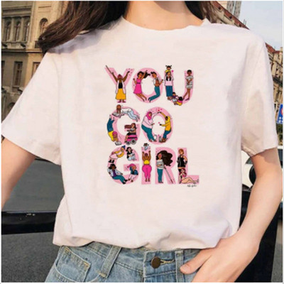 Μόδα φαρδιά καλοκαιρινά μπλουζάκια Girs Flower γραφικό μπλουζάκι για γυναίκες Μοντάλ μπλουζάκια με κοντό μανίκι με στρογγυλή λαιμόκοψη