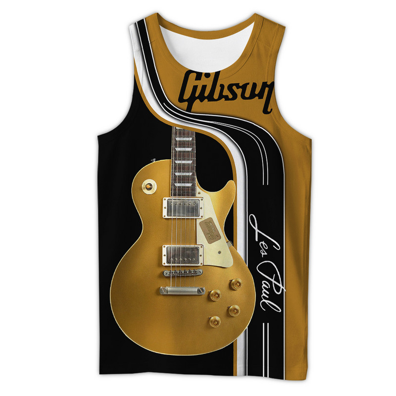 2021. aasta suvi, mehed, muusikariistad, 3D-kitarr, kõikjal prinditud vabaaja varrukateta T-särk, Unisex, paakitopsid Drop shipping BXD22